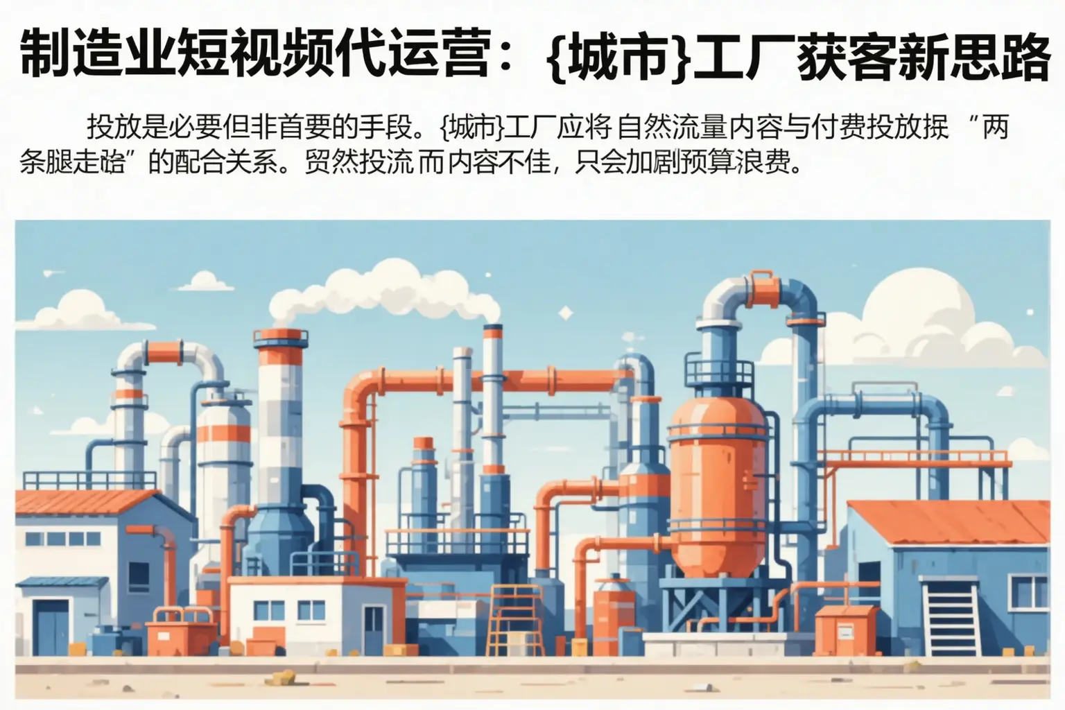 制造业短视频代运营：阳泉工厂获客新思路